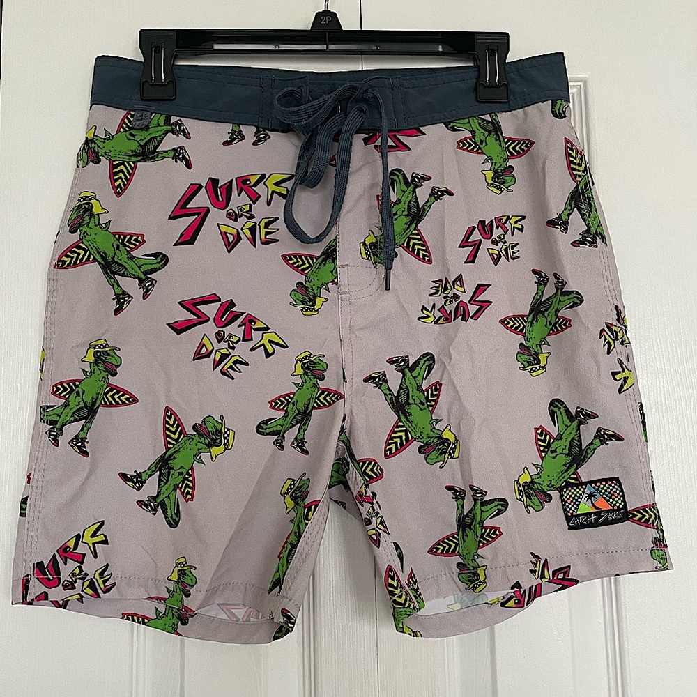 AOP Dinosaur Swim Shorts
